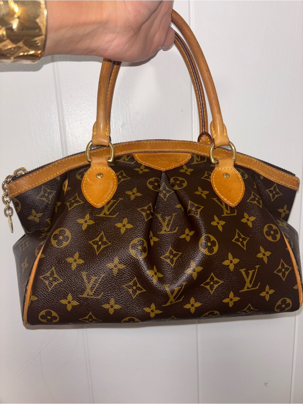 AUTHENTIC VINTAGE Louis Vuitton Brown Monogram Satchel - Picture 2 of 6